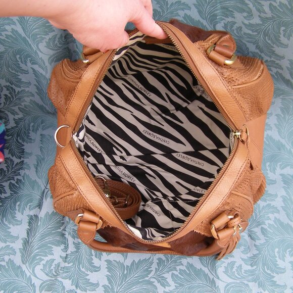 🤎 EUC Cynthia Rowley large Leather Bag - Picture 12 of 16